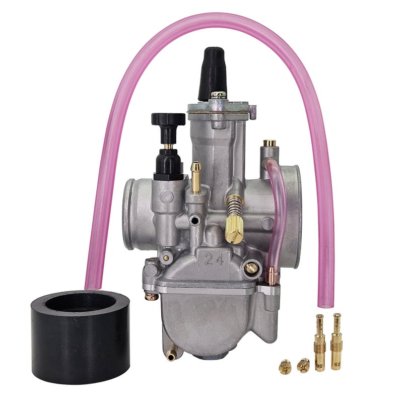 MothAr Universal PWK 24mm Carburetor Universal 50cc to 110cc Engine Scooter Quad Motorcycle ATV - Image 1